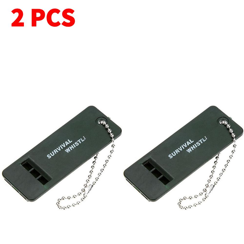 20-1PCS 3-Frequency Whistle Survival Whistle High Decibel Rescue Signaling First Aid Tool for Hiking Camping Mountaineering
