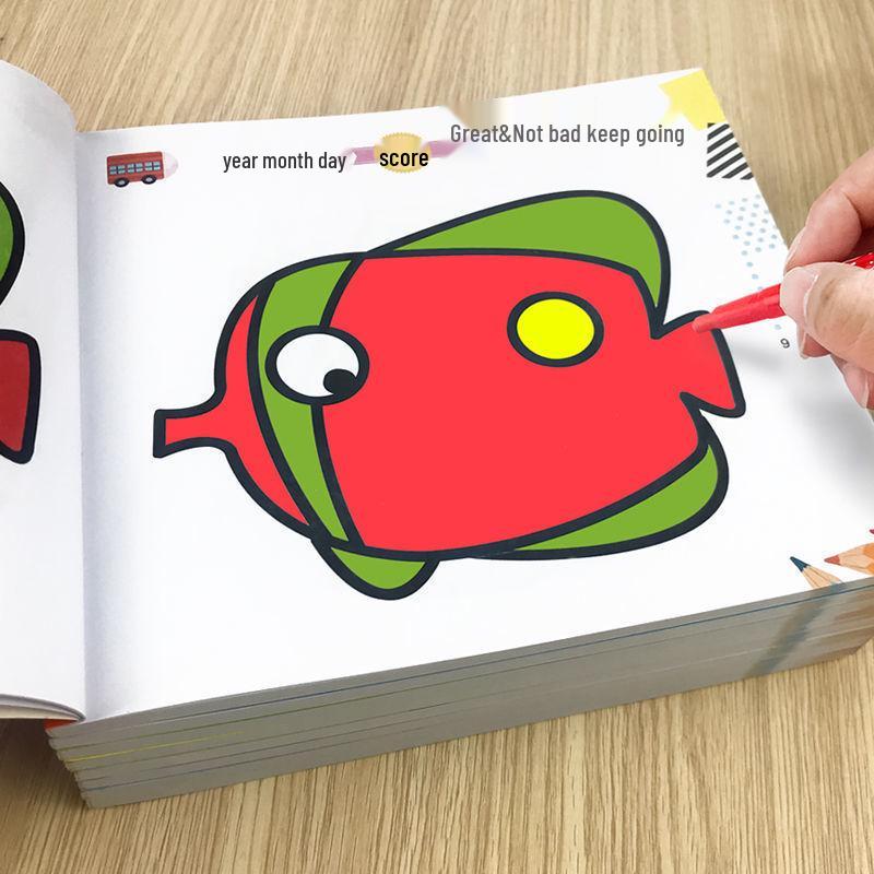 Kids' Coloring and Drawing Book Set: Doodle & Paint for Kindergarten