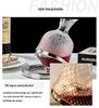 Crystal Red Wine Decanter: Elegant Rotating Glass with Luxury Design for Home Use