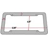 Number Plate Holder Carbon Fiber Car License Plate Frame Holder Car License Plate Frame Label Universal Auto Parts License Plate Covers Frames 6