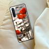 Red Corn Poppy Flower Case For Oppo A17 A94 A74 A54 A60 A40 A80 A16 A76 A96 A98 A58 A78 A18 A38 A57 A15 A5 A6 Pro