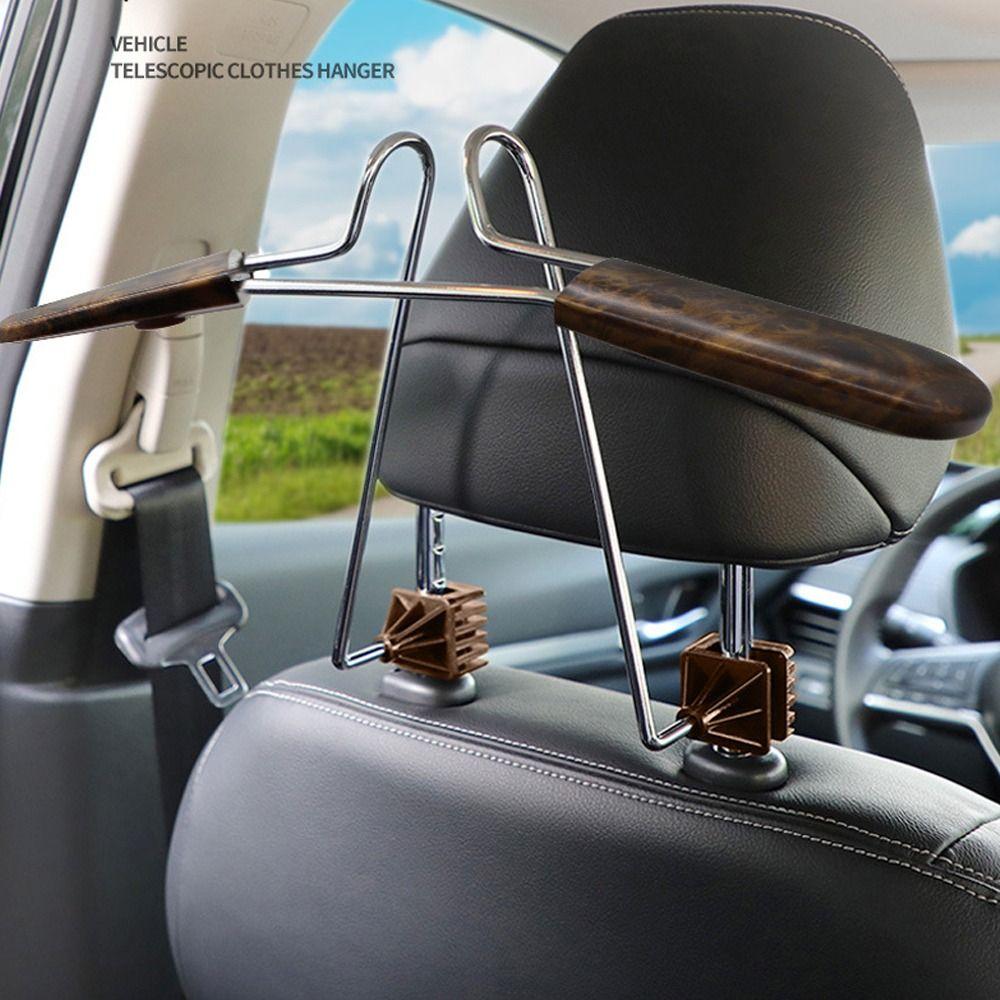 Stainless Steel Clothes Drying Rod Car Seat Back Storage Bracket High Quality Clothes Rack