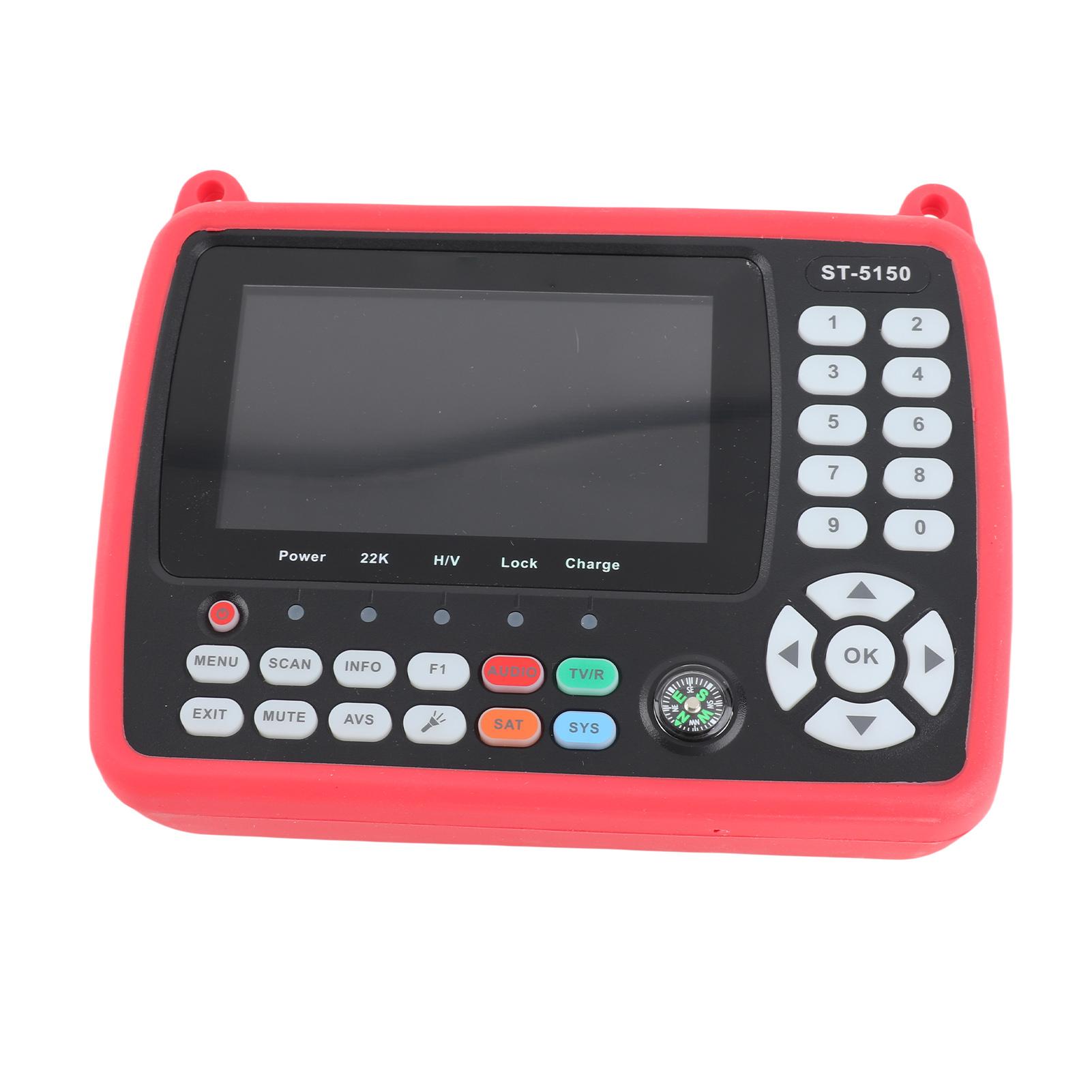 

ST-5150 DVB-S2/T2/C COMBO HD Satellite TV Signal Finder Digital Handheld Signal Meter Satellite Finder