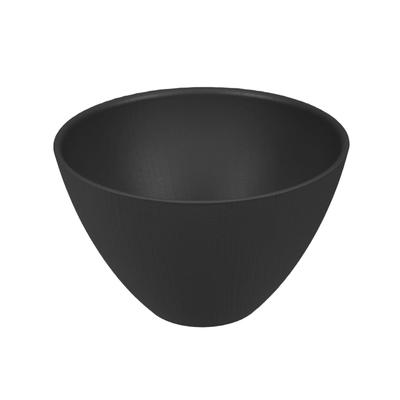 Rebirth Natural Series Wood Grain Cereal Bowl, 12.8 X 8cm, Made In Japan, Plastic, Lightweight, Dishwasher and Microwave Safe (Black)