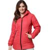 Kotty Women Nylon Tomato Solid Puffer Jacket (Tomato, )
