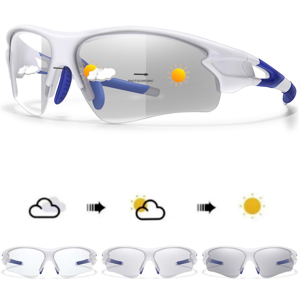 Outdoor Sports Fashion Photochromic Sunglasses Women Men Cycling Running Driving Eyewear Women Fashion Goggles