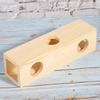 Hamster Tunnel Wood Tube House Extension Small Pets Training Playing Exercise ToySmall Straight