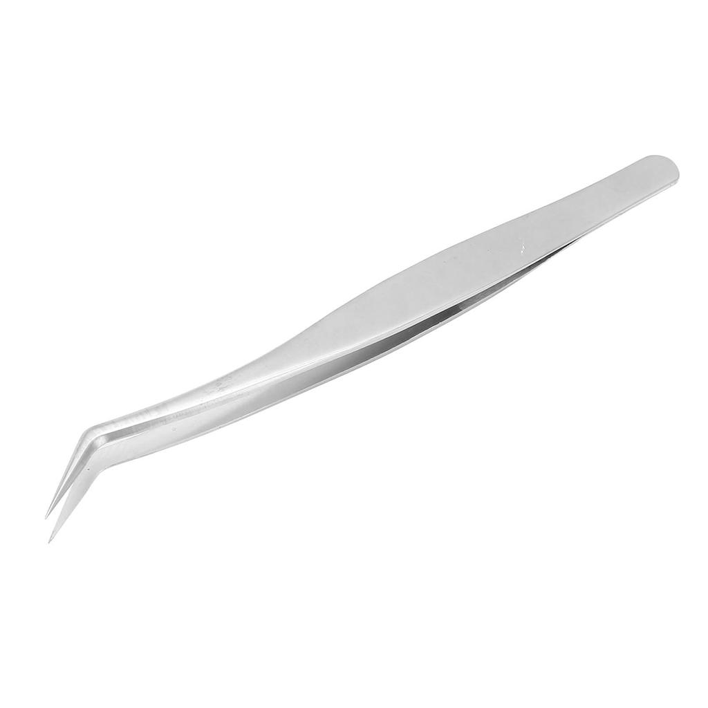 Eyelash Extension Tweezer High Accuracy Stainless Steel Antistatic Curved Eyelash Tweezer Golden