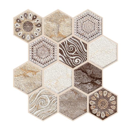 

3D-наклейка на плитку из ПВХ, самоклеющаяся, устойчивая к царапинам наклейка на фартук для отеля 2