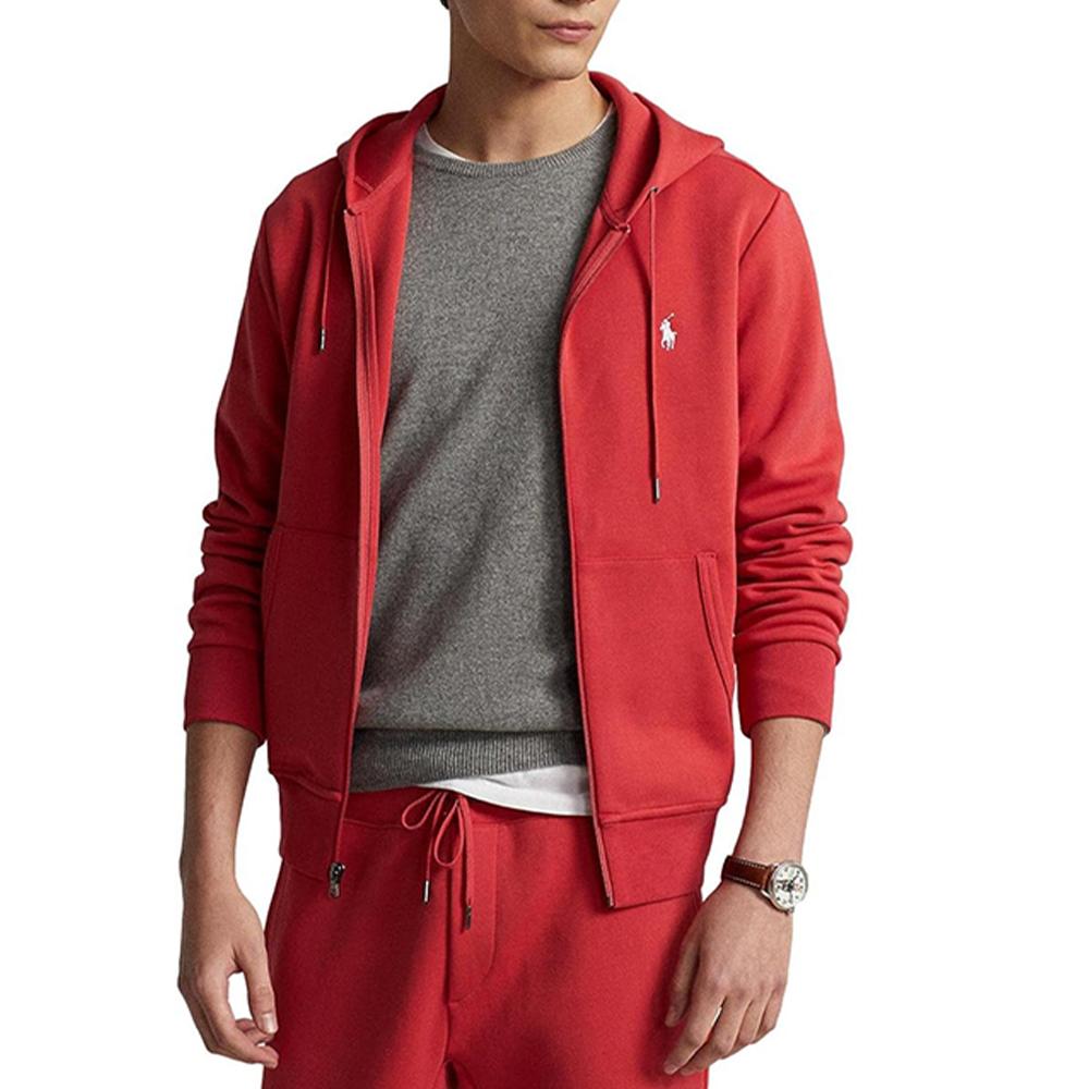 Polo Ralph Lauren FW22 Solid Color Small Pony Embroidered Drawstring Hooded Long Sleeve Jacket Men Jackets 710883329-020