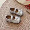 Children's Fashion Leather Shoes Little Girl High-end Princess Shoes Baby Soft Sole Shoes Lightweight Performance Shoes