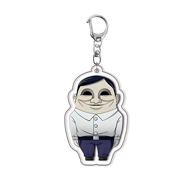 Dan Da Dan Anime Keychain Cute Character Key Ring For Accessories Bag Cartoon Pendant Keyring Fans Friends Gifts