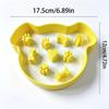 1D Printed Dog‑Head Slow Feeder Bowl, Anti‑Choking Maze Pet Feeding Dish, Prevent Bloating Food Bowl for Small Medium Dog Puppy