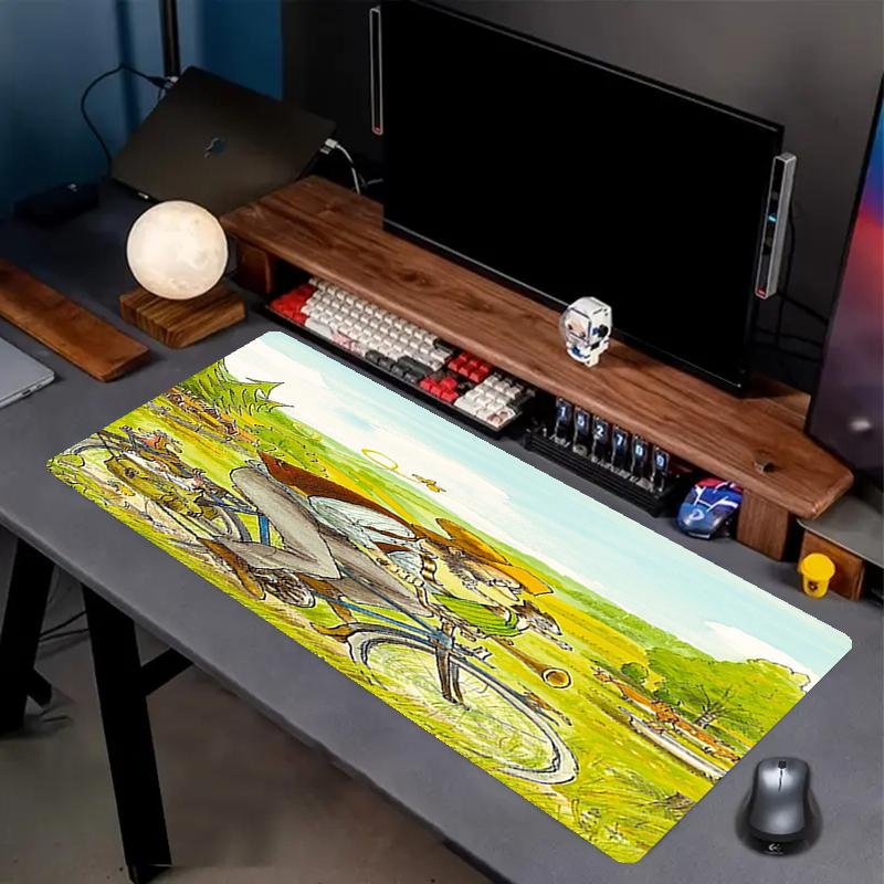 Pettson and Findus Theme Mouse Pad, Non Slip Rubber Base, Multifunctional Office & Home Decor, Perfect for Workspace Personalization.