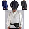Soft And Comfortable Medieval Style Pirate Shirt For Men With Wide Cuff Sleeves