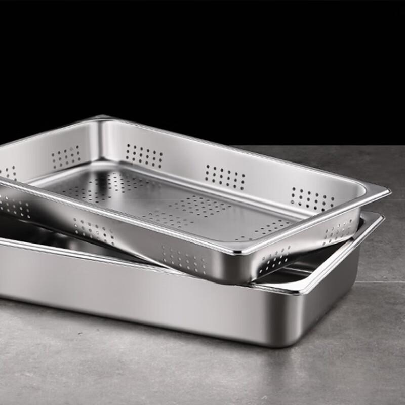 Huabeishi 1/1 Edelstahl Lochblech Abtropfschale