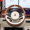 Euler Good Cat Special Car Steering Wheel Cover, Good Cat Gt Modified Interior Accessories, Four-Season Trendy Handle Cover, Smart Brown