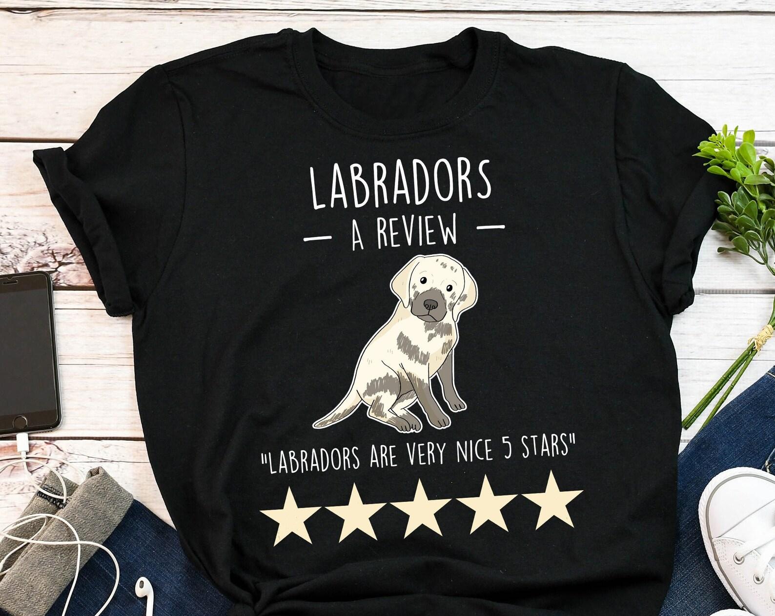 Labrador Retriever Shirt, , , Funny Dog Lover Gift, Cute Yellow Lab Mom Dad T-shirt, Dog Tshirt, Pet Tee, Review Doggo Meme Humor 100
