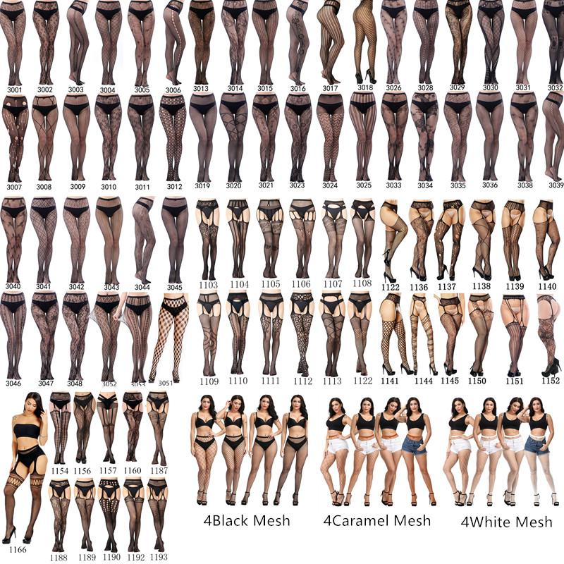 4 Paare/Los Damen Bodystocking Sexy Dessous Strumpfhosen Erotische Dessous Body Strümpfe In Großer Größe Strumpfhosen Große Größen Damen Strumpfhosen