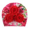 New Baby Hat, Small Floral Breathable Thin Children's Pullover Hat, European and American Versatile Baby Tire Hat