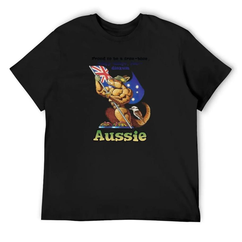 Proud to be an Aussie T-Shirt plus size tops essential t shirt Personalized t-shirt Men's t-shirt