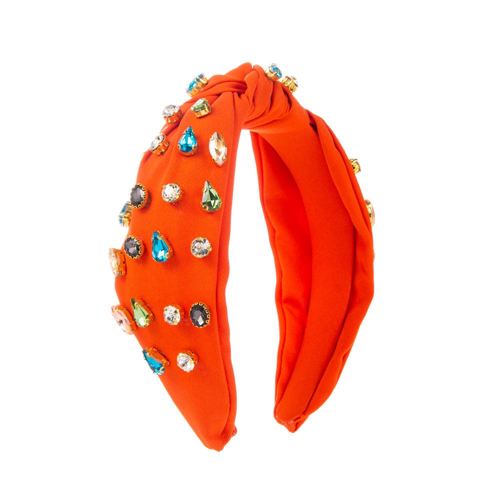 

Барочный Металлический Бисер Стразы Повязка на Голову Ободок Взрослые Аксессуары для Волос Ювелирные Изделия для Волос