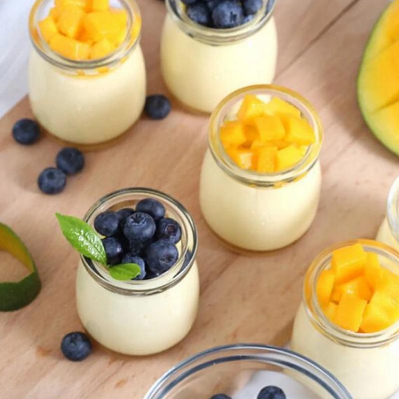 Neue 100ml Joghurt-Pudding-Gläser Mini Wunschglasflaschen Korken-Bastelarbeiten Winziges Leeres Glas Korkstopfen Transparentes Souvenirgefäß