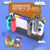 TOPWOLF HS-SW488 For Nintendo Switch/Switch OLED Joy-Con Controllers Charging Dock Game Card Holder
