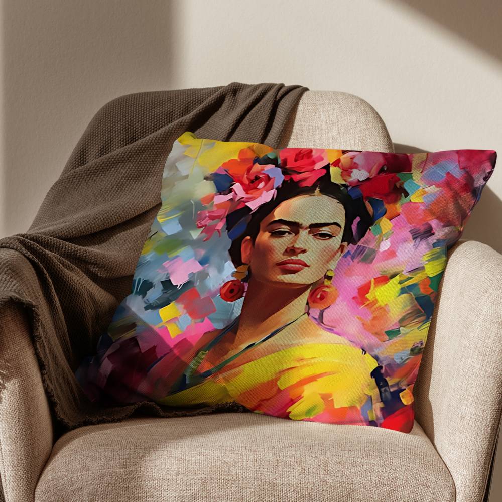 Printed Art Frida Kahlo pillow cover living room sofa cushion cover bedroom room bed pillow cover home decoration