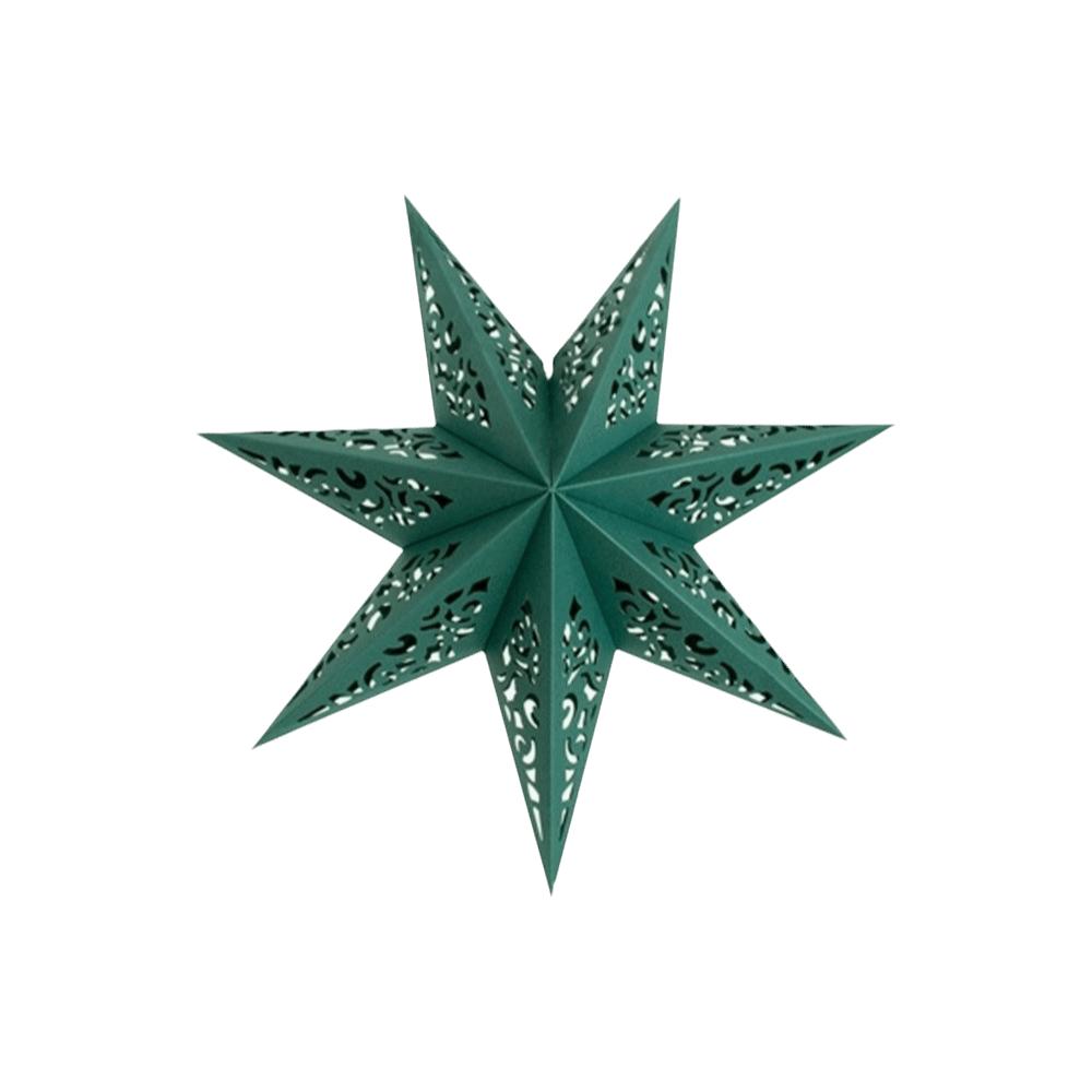 Hollow Out Christmas Hanging Decoration DIY Christmas Tree Ornament Paper Star Pendant Christmas