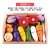 Wooden Children'S Early Education Simulation Playing House Fruits And Vegetables Velcro Cheche Le Creative Kitchen Toys