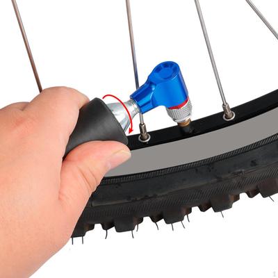 Bike Tire Inflator Air Pump Mini Accessories Aluminum Alloy Connector for Road