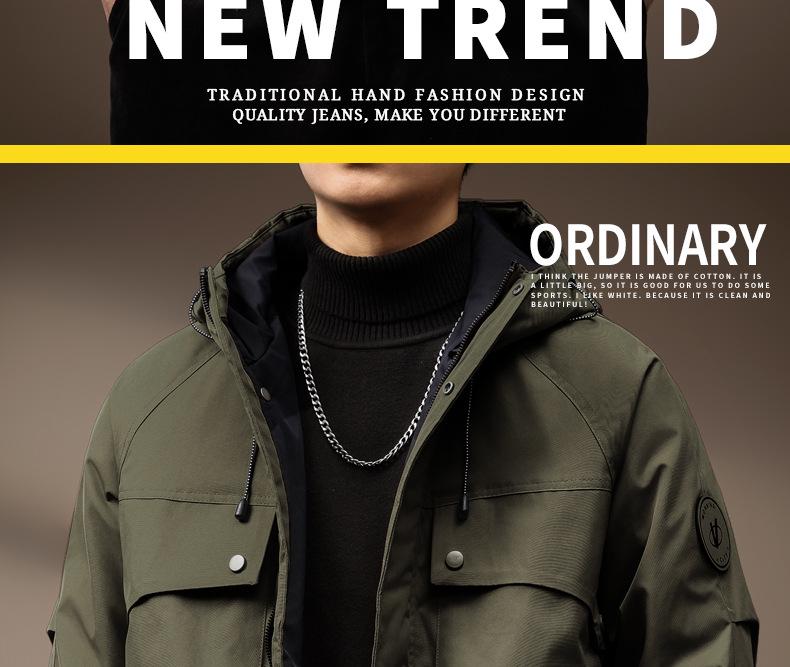 Men's High-End Retro Cotton Jacket: 2025 Autumn/Winter Outdoor & Commuting Essential