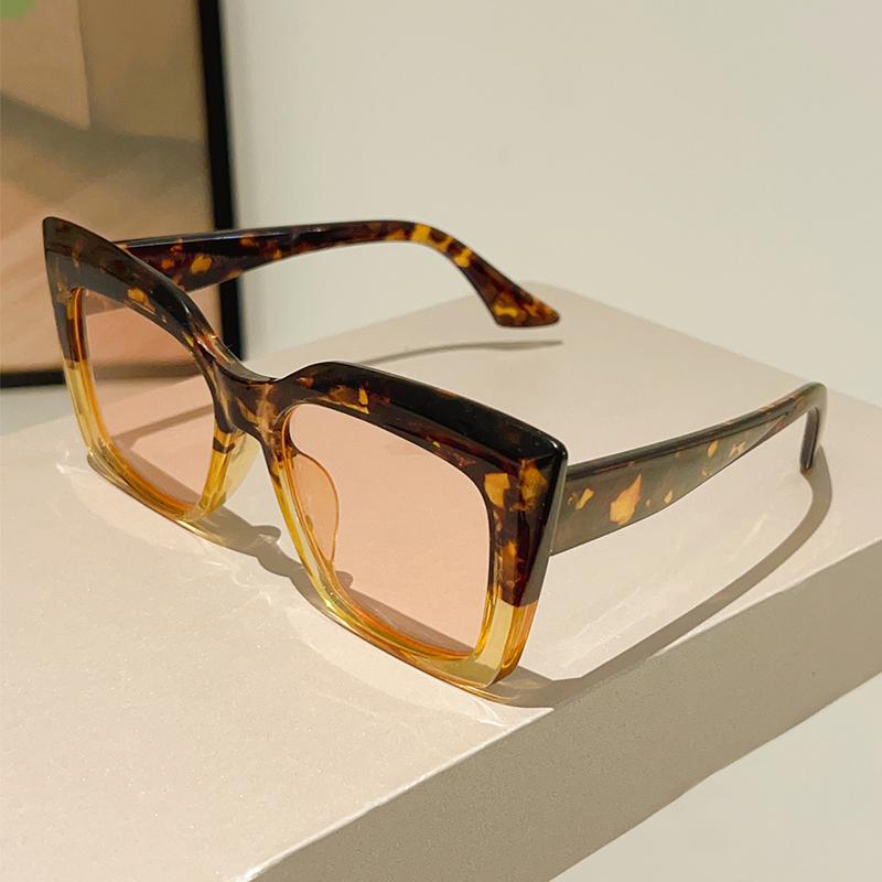 

Большие солнцезащитные очки «кошачий глаз» женские модные винтажные повседневные декоративные оттенки леди новый дизайн люксового бренда уличные солнцезащитные очки without case