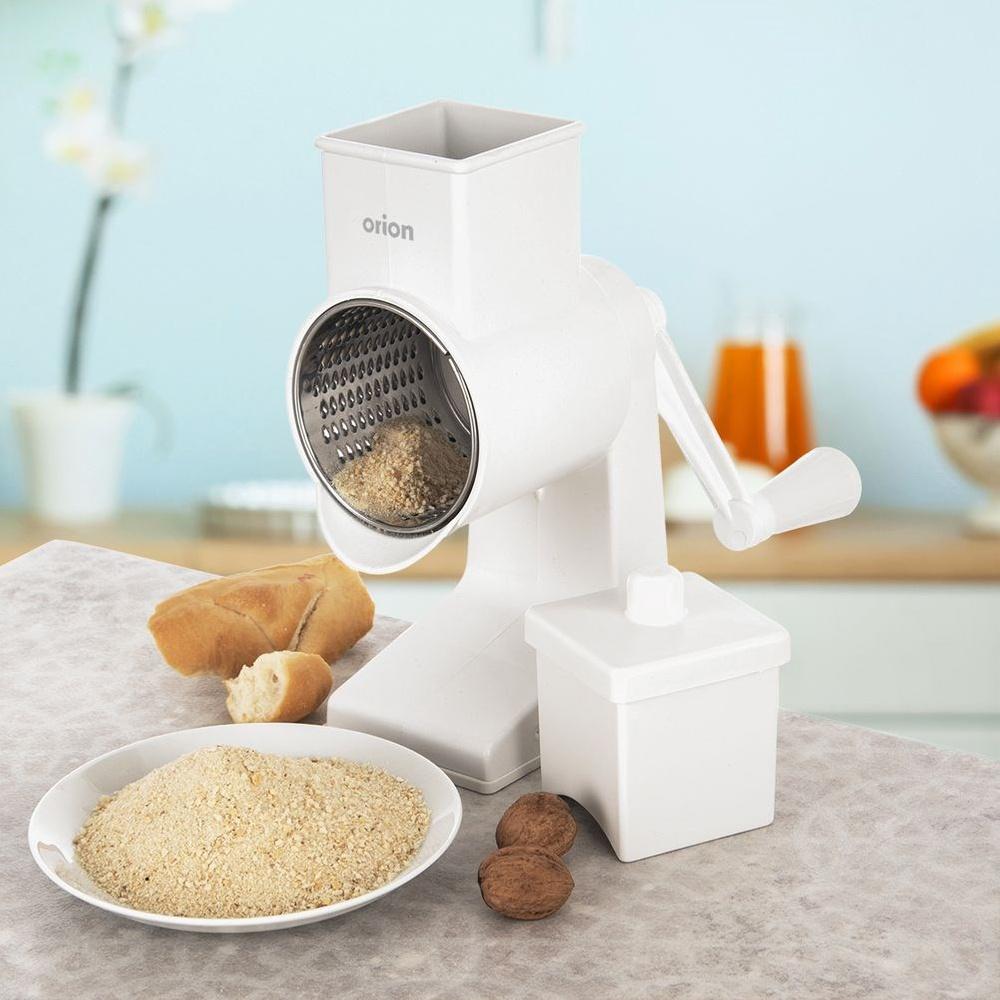 Table-Mounted Rotary Drum Grater with Clamp