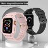 Durable Silicone Strap for Apple Watch iWatch87654321s9 - Solid Color, Drop-Proof Design