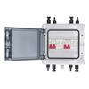 PV-Leistungsschalter DC 500 V 32 A IP65 Trennschalter 2 Eingänge 2 Ausgänge mit Box zum Schutz