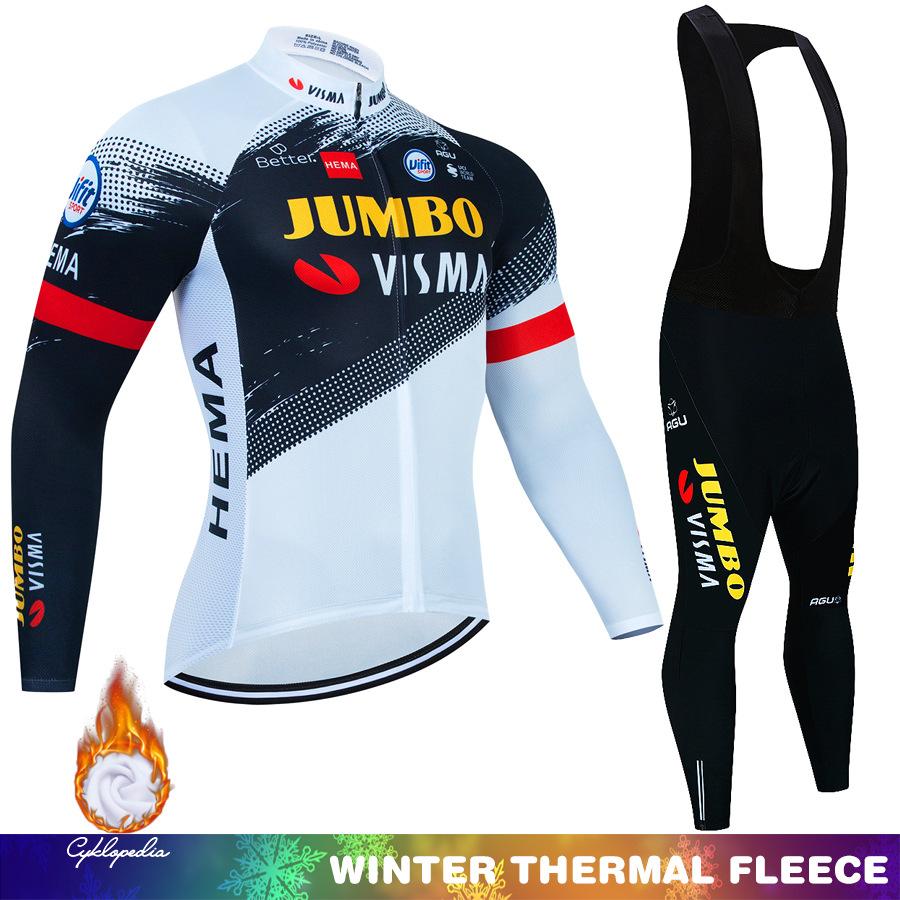 Men's and Women's Fleece Cycling Clothes Strap Set Road Mountain Bike Bicycle Thermal Cycling Shirt 2026 Winter Fleece Thermal Cycling Clothes Set