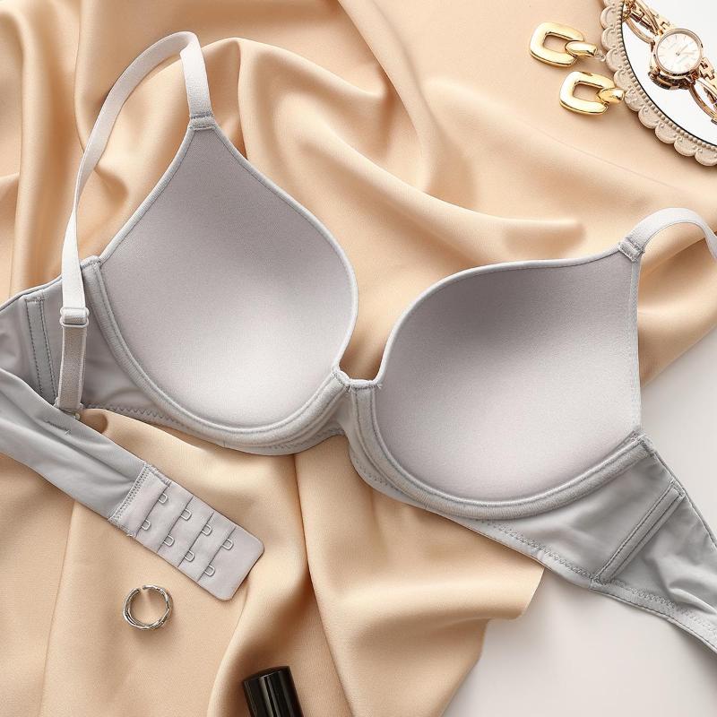 Plus Size Lingerie for Women Seamless Push Up Bra Sexy Thin Cup Cotton Brassiere Comfortable Underwie Bra
