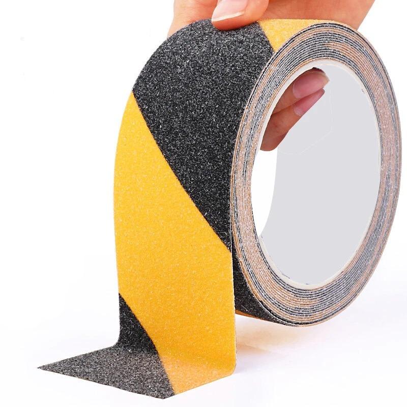 1roll 5cmx5m Black Anti Slip Traction Tape Outdoor PVC Non Slip Tape Use on Walkways Stairs Ramps and Decks