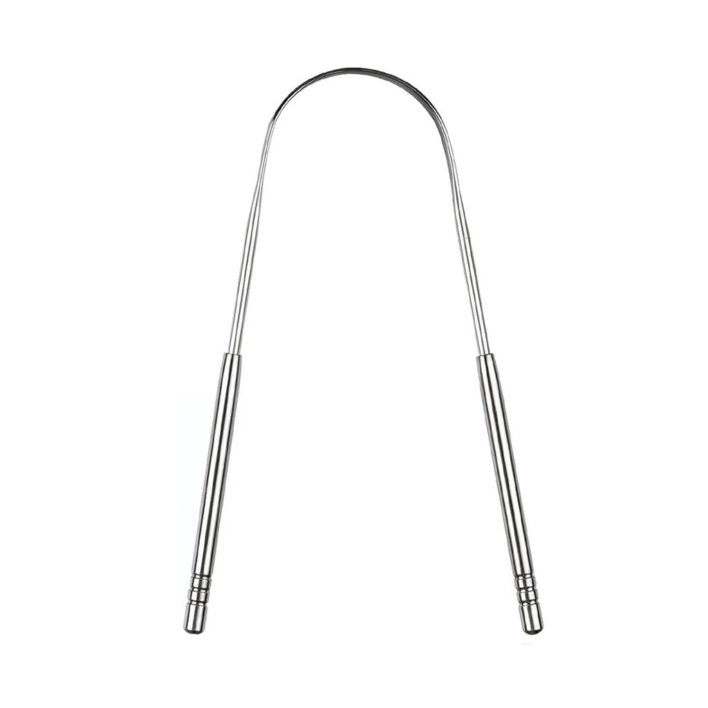 Premium 1Pcs 3Pcs Stainless Steel Tongue Scraper Cleaner For Adults Kids Portable Metal Tongue Cleaner Brushes