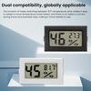 Mini Elektronický Teploměr Vlhkoměr LCD Displej Vysoká Přesnost Thermo-Hygrometr Vnitřní Interiér Auta Digitální Měřič Vlhkosti a Teploty Měřidlo
