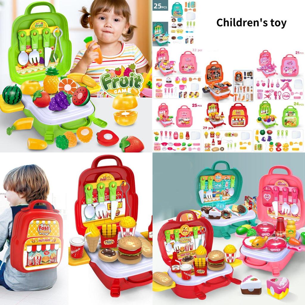 Versatile Children's Backpack Toy Set With Realistic Repair Tools For Imaginative Play