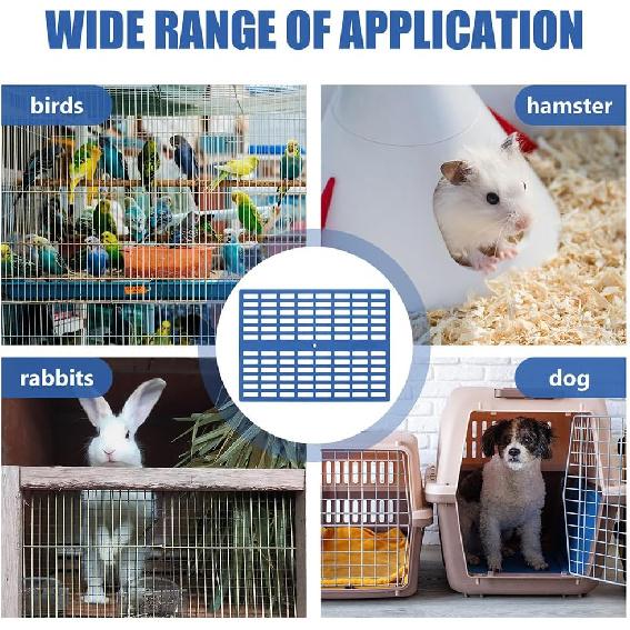 

HANABASS 2 шт. Коврик для клетки кролика Мягкая подстилка для лап мелких животных Подстилка для отдыха для кроликов Хомяков Шиншилл Кошек Собак Удобная защита пола для клетки