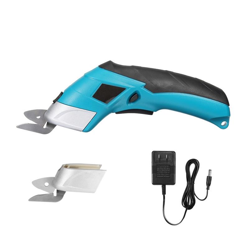 4V Portable Electric Scissor Auto Cutter Cordless Tailors Scissors Rechargeable 1PC For Cutting Garment Fabric