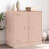 VidaXL Buffet Pink 67x39x73 Cm Steel, Cabinet, Sideboard, Storage Cabinet, Cabinets, Cupboard, High Buffet, 841674