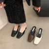 Nai Pie~ High-heeled bag head and half slippers for women's outer wear for women's summer new thick heels, not tired, shallow-mouthed square head sing