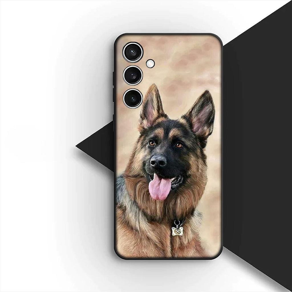 Cover German Shepherd Dog for Motorola Moto G86 G57 G67 G24 G15 G54 Power G13 G14 G34 G35 G45 G60 G53 G55 G64 G75 G72 Phone Case