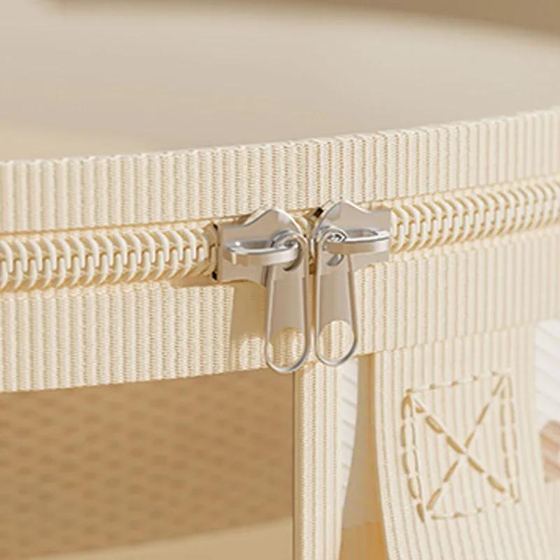 1/2Pcs Bear Storage Box for Hats Visible Portable Hats Organizer Foldable Dustproof Toys Container Large Capacity 42*28cm