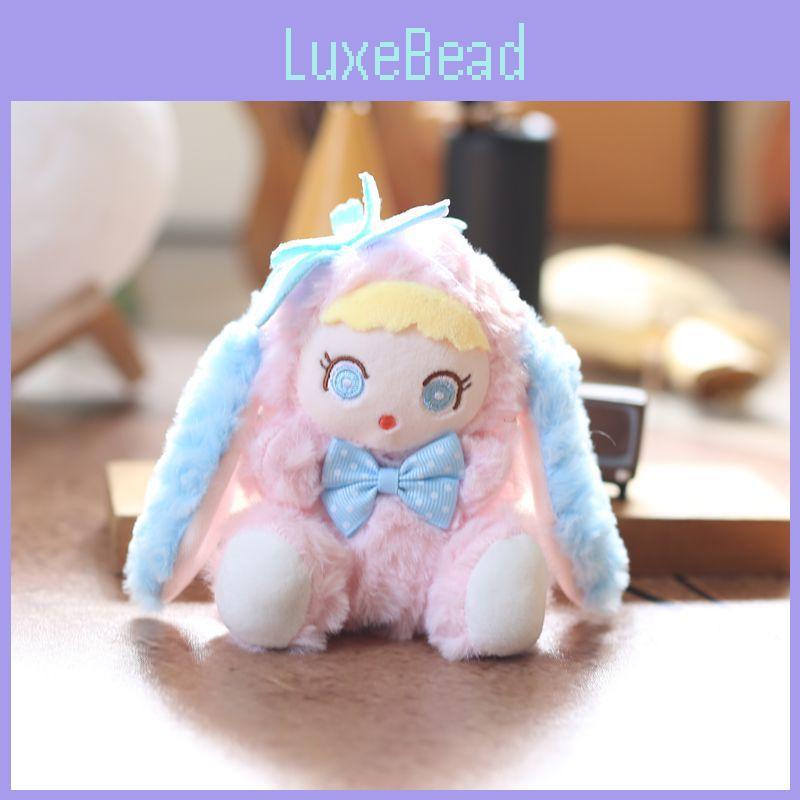 Cute Plush Rabbit Toy Keychain Stuffed Pp Cotton Bag Decor For Girls Gift